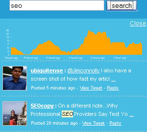 simple Twitter search tool