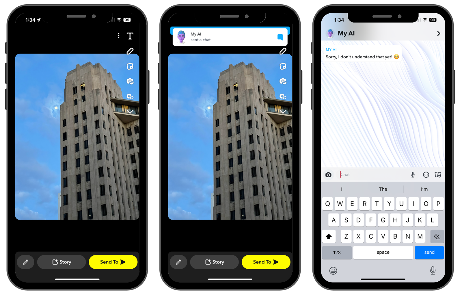 Snapchat My Ai Snaps Send Photos Receive Ai Generated Images