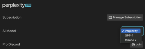 Perplexity Adds Claude 2 To AI Model Selection For Pro Users