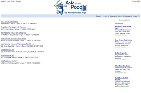 AskPoodle Simplies and Personalize Local Search