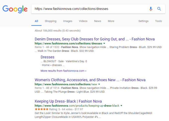 Analyzing Fashion Nova’s Rise to Google Dominance | SEJ