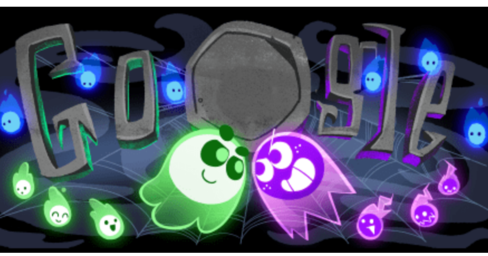 Check out Google's spooky Halloween Doodle - its first multiplayer