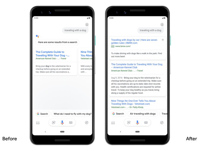 Google Assistant to Return More Detailed Search Results on Android