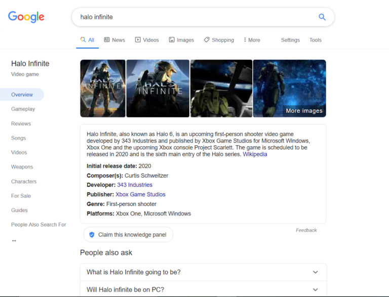 Google is Testing a New Search Interface for Video Games
