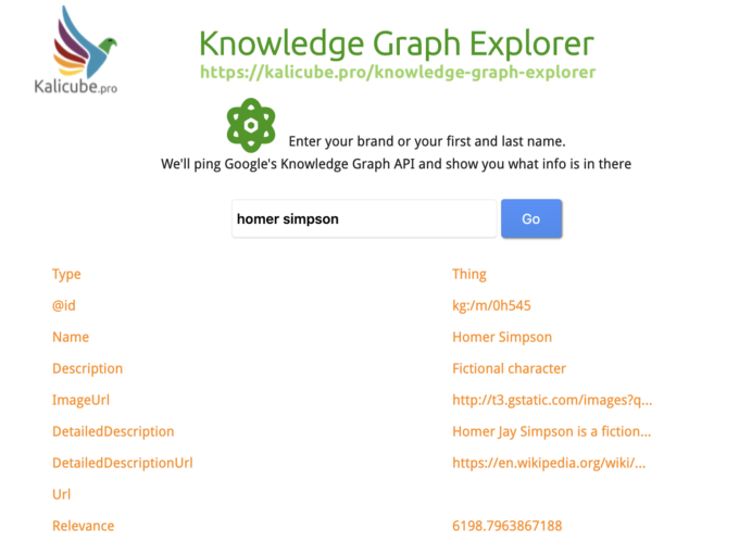 Knowledge Graph Algorithm Update Summer 2019 (a.k.a. Budapest)