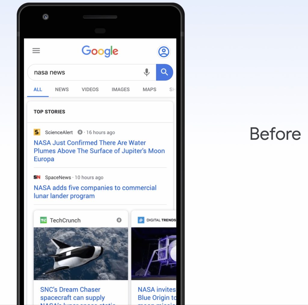 Google Begins Using BERT to Generate Top Stories Carousels in Search