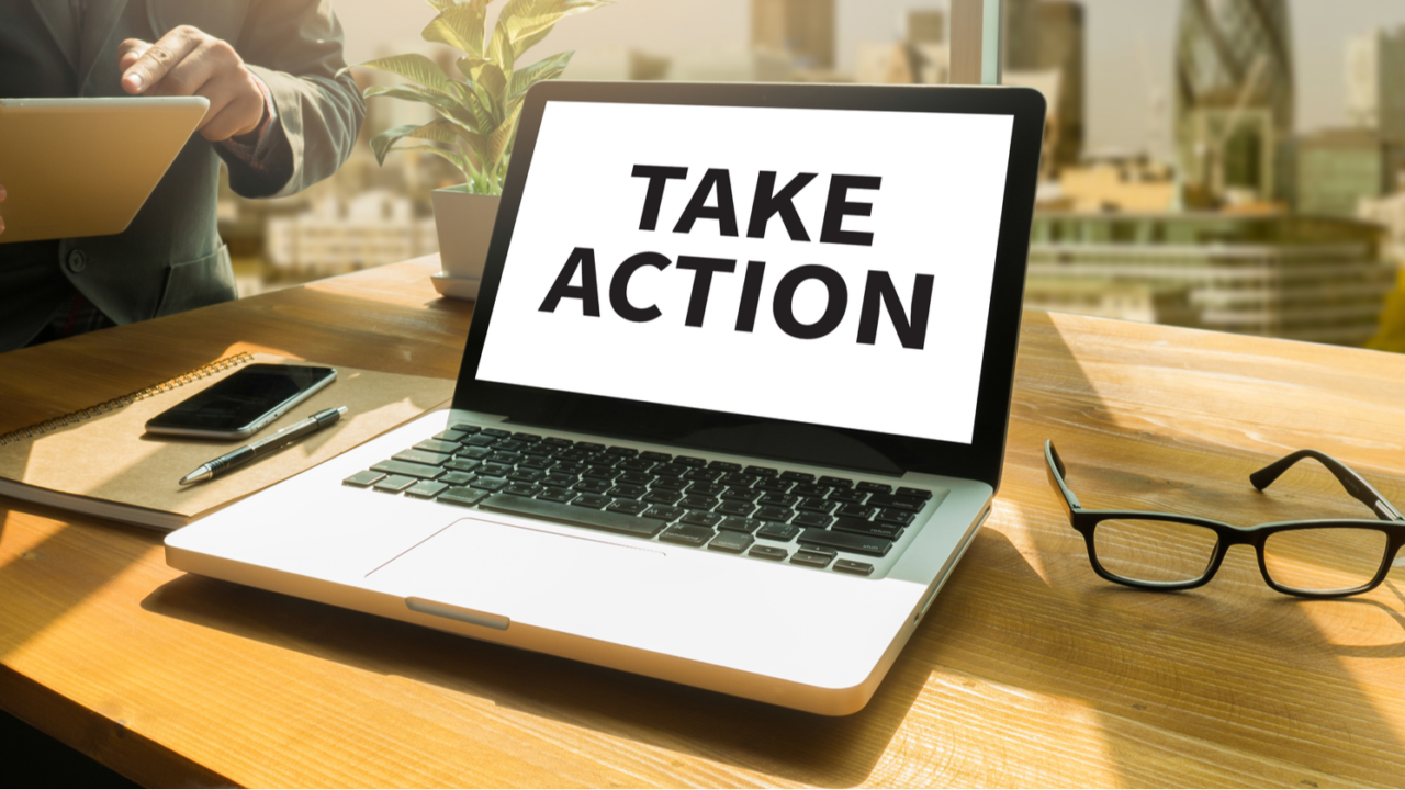 take action images