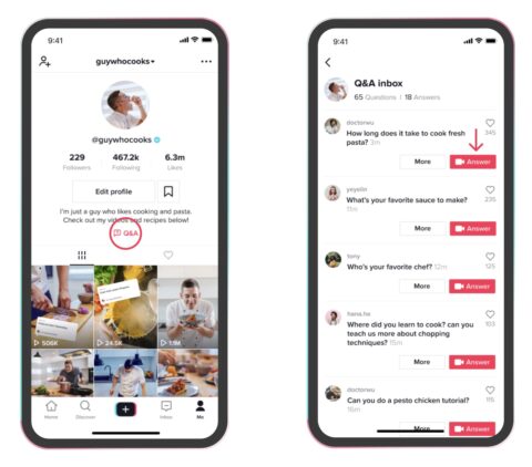 TikTok Q&A Launches in Video Comment Sections