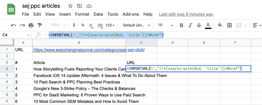 How To Use Google Sheets For Web Scraping & Campaign Building