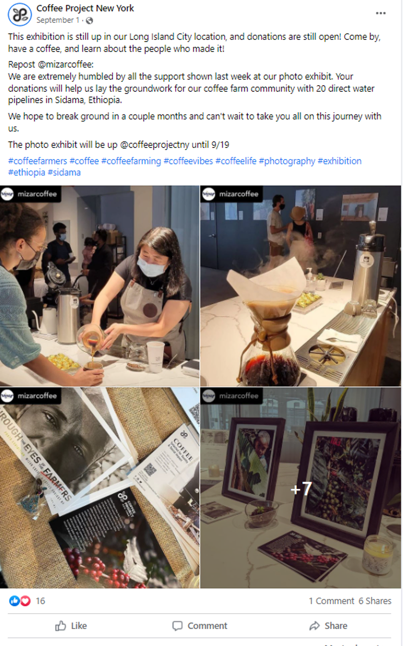 Coffee Project New York posted an event update on its Facebook Page.