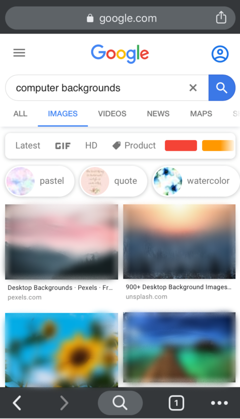 google image search photos on my computer