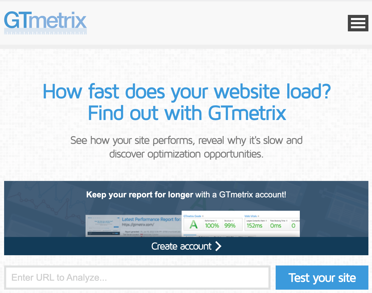 GTmetrix: website speed - Spiralking
