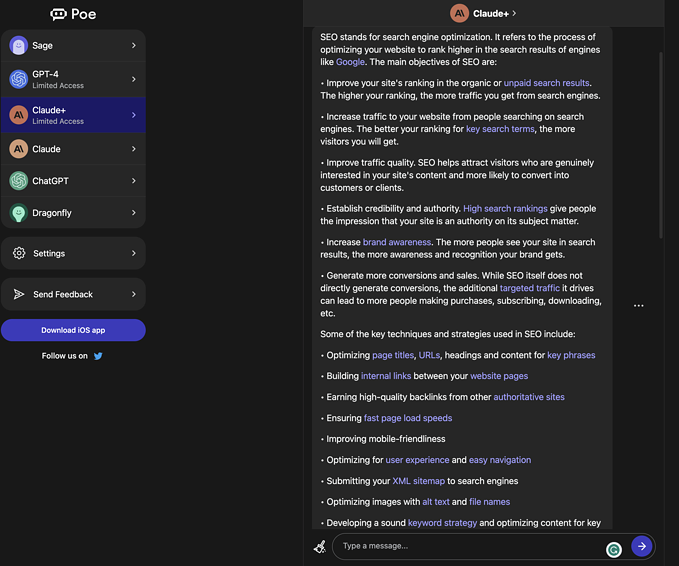 ChatGPT, Bing, Bard, Or Claude: Generative AI Chatbot Comparison