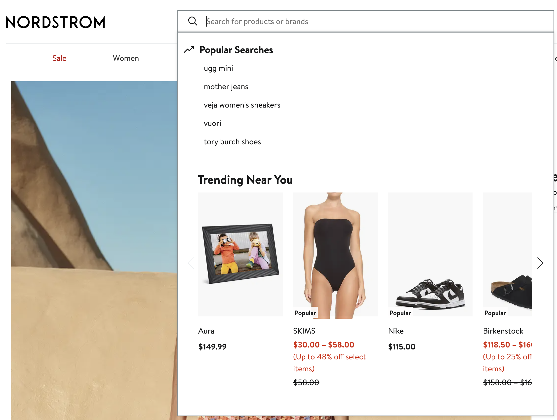 ecommerce website features site search popular searches trending - 29 Must-Have Features For Ecommerce Websites