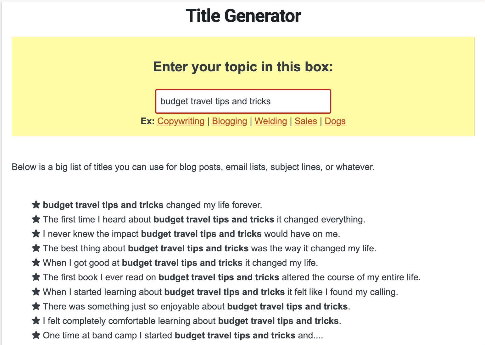 copywriting course 1 314 - 16 Free Title Generator Tools For Writing Better Headlines