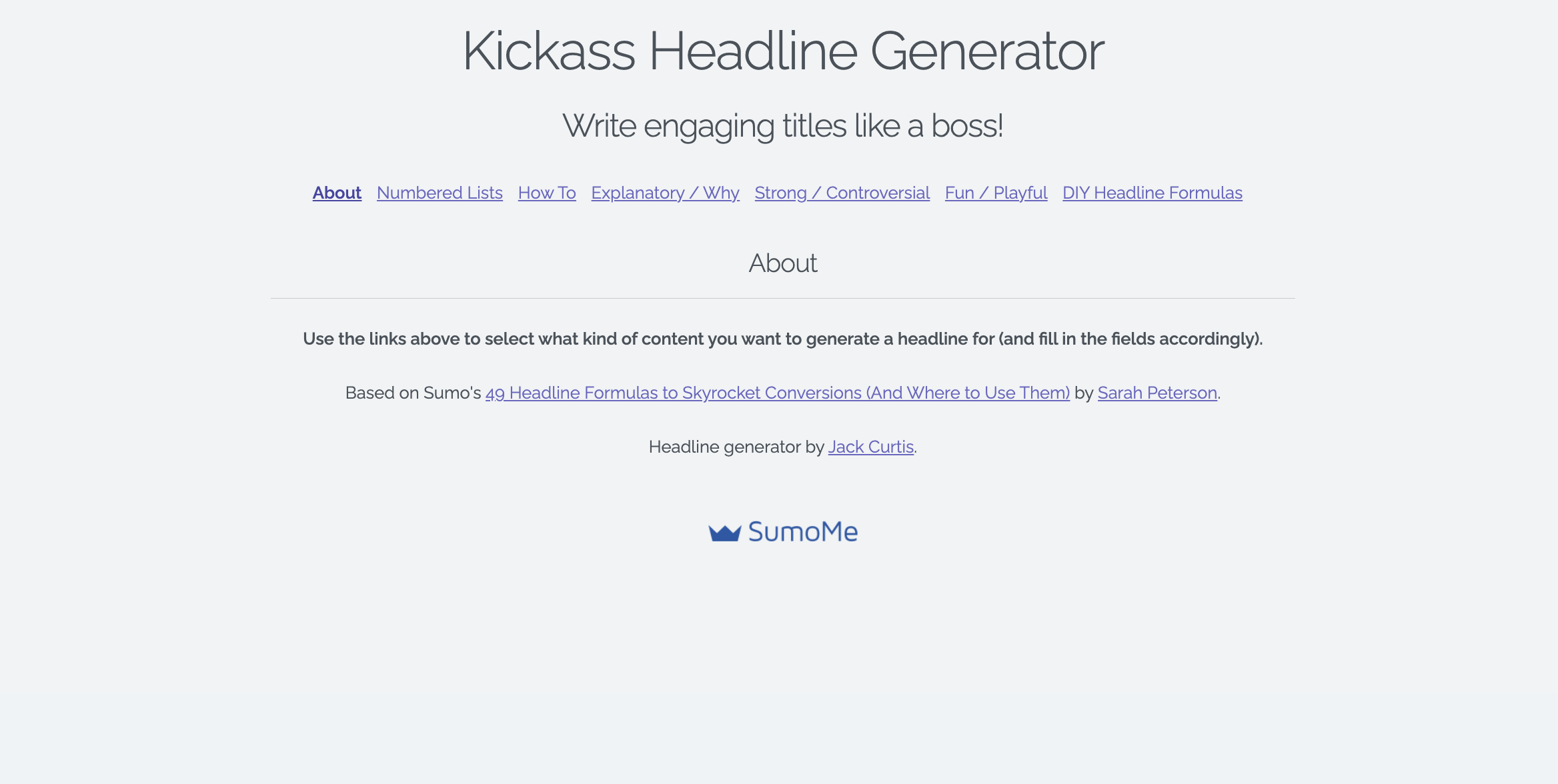sumome 1 541 - 16 Free Title Generator Tools For Writing Better Headlines
