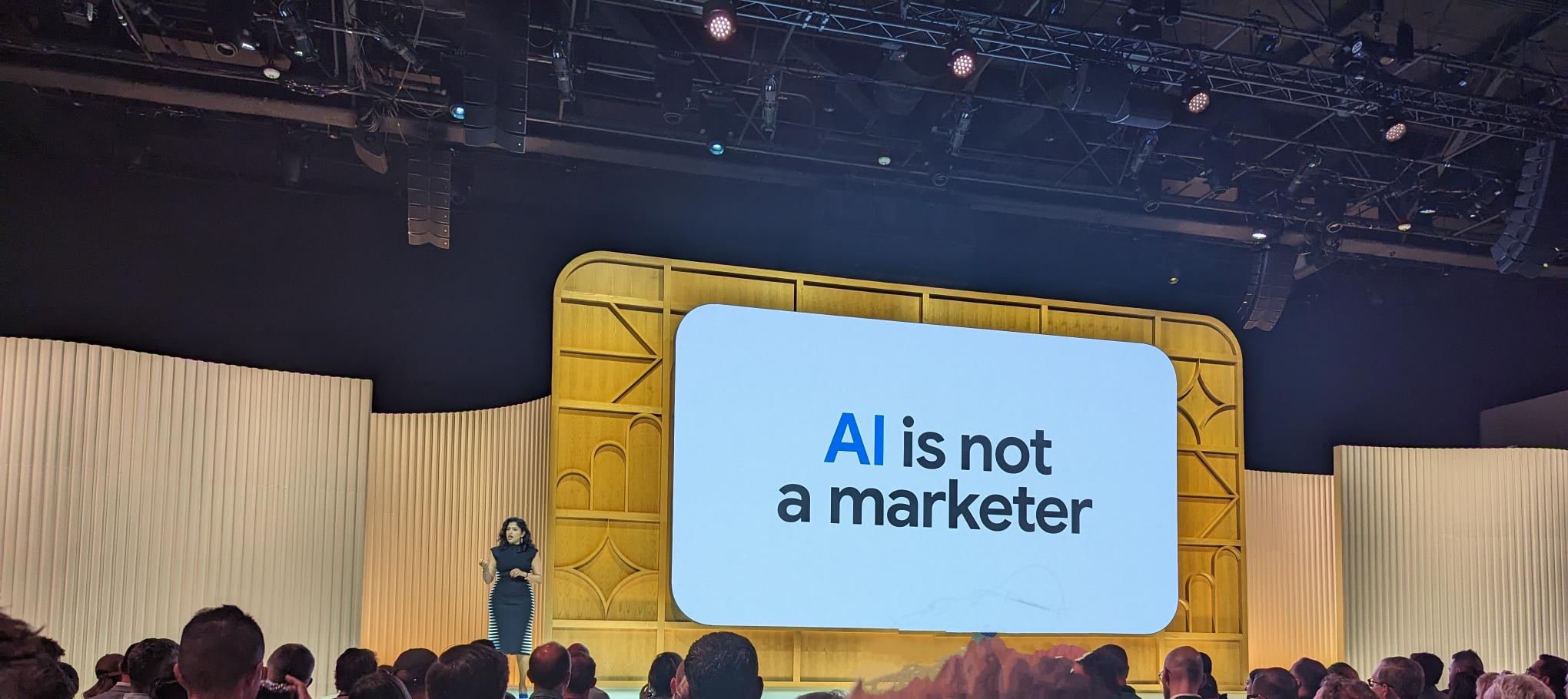 Google Marketing Live AI is not a marketer.