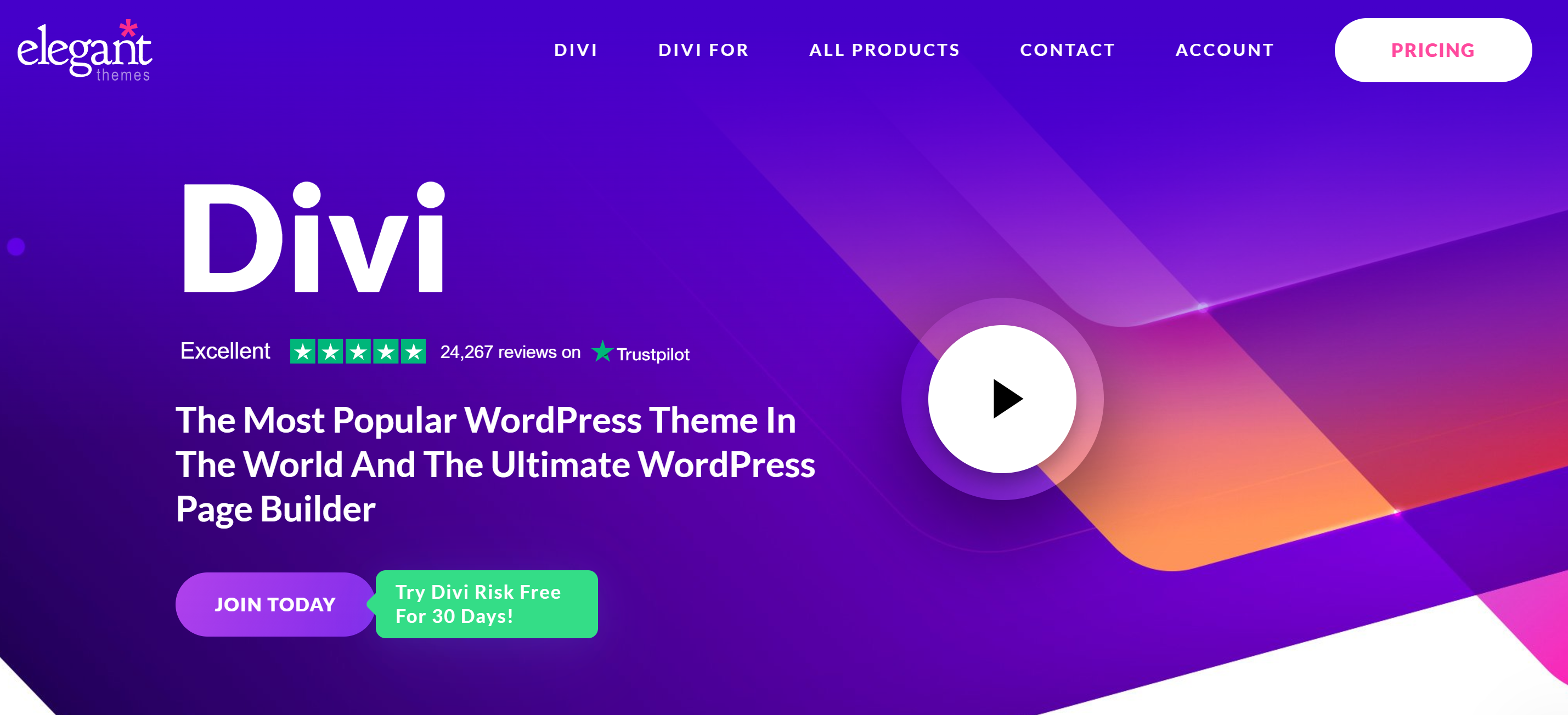 اسکرین شات https://www.elegantthemes.com/