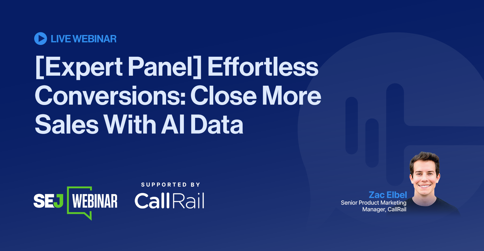 [Expert Panel] Effortless Conversions: Close More Sales With AI Data [Webinar] via @sejournal, @hethr_campbell